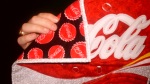 Coke quilt backing